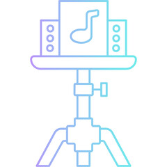 Music Stand Icon