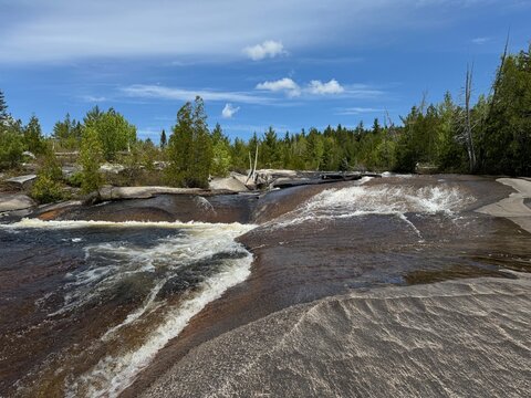 Blueberry ledges in Baxter State Park, Maine