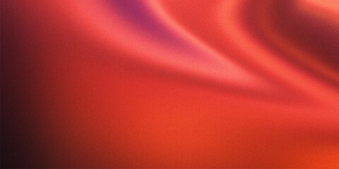 Vibrant Red and Purple Swirl Abstract Background with Subtle Grain Texture orange