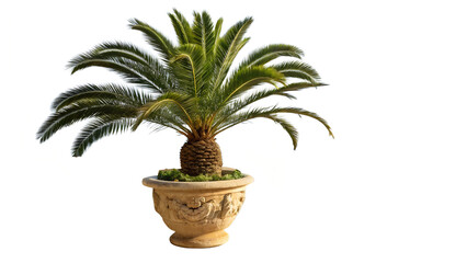 Obraz premium palm tree in a pot