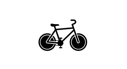 Fototapeta premium Bicycle icon isolated on white background