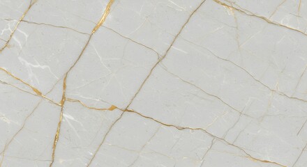Luxury Gray Marble Texture with Gold Veins Background