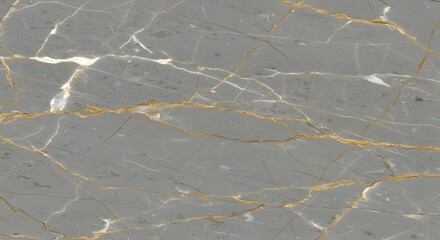Luxury Grey Marble Texture with Gold Veins, Stone Background