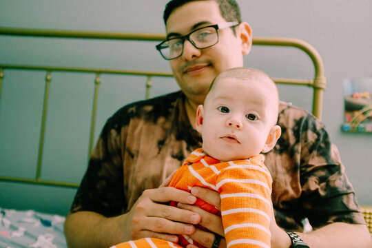 dad and baby boy