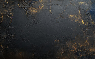 Grunge texture effect. Distressed overlay rough textured on dark space. Realistic gray background. Graphic design element concrete wall style with golden effect. Vector