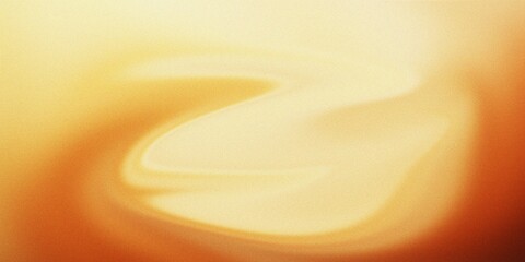 Yellow and Orange Swirling Abstract Background with Soft Light and Texture image