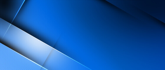 dark blue abstract background with modern light effects and realistic shadows