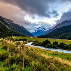 Mountain valley landscape (3)
