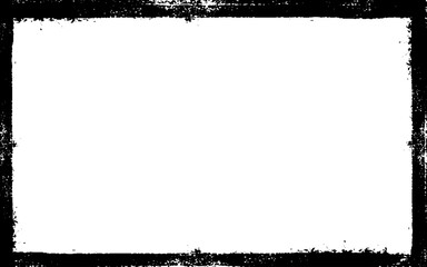 Distressed and grunge black frame. 