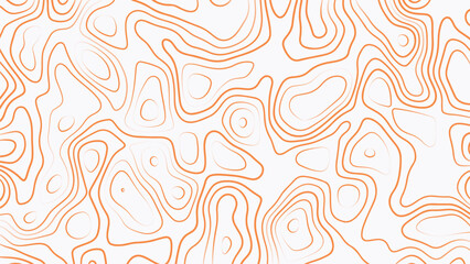Orange abstract liquid wavy line background with for topography. Features retro psychedelic swirls, twirls. and distorted wave patterns. Perfect for trendy backdrops, posters, and modern desi