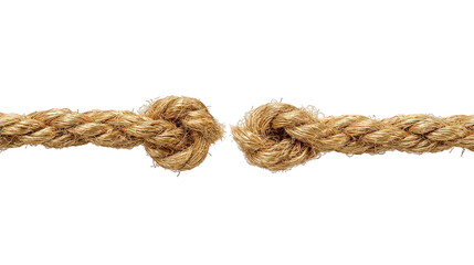 Golden Rope Knots on Black Background