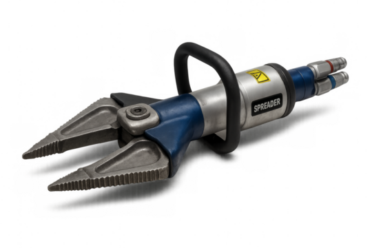 Hydraulic rescue tool spreader extrication equipment