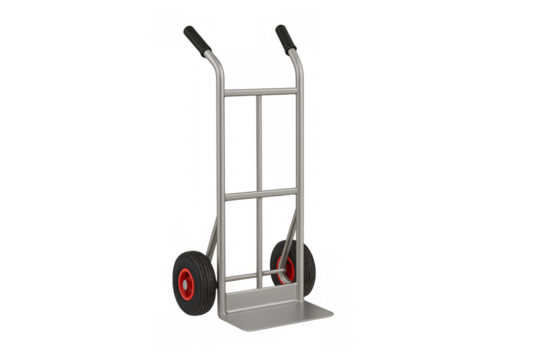Metal hand truck dolly for moving boxes