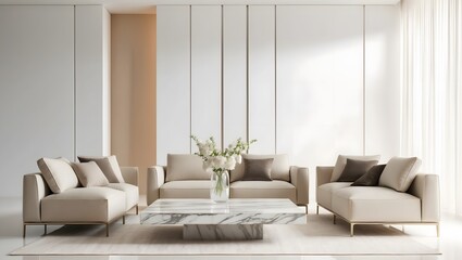  scandinavian room interior, background. modern living room interior