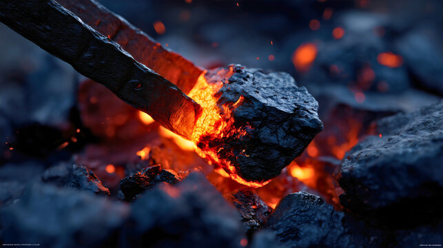 Isaiah's Divine Purification: A Seraphim's Burning Coal Touches His Lips, Symbolizing Atonement and Consecration by Holy Fire.