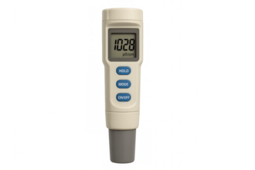 Digital tds meter showing water conductivity measurement