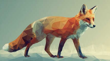 Obraz premium red fox in the wild