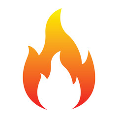 Fire icon collection fire flame symbol victor Illustraton
