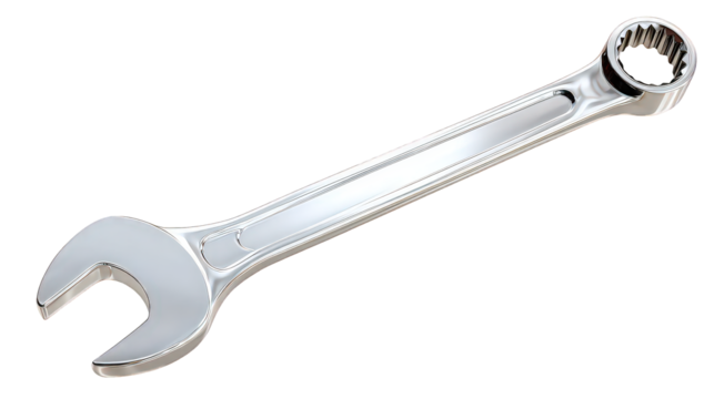 Chrome Open End Wrench