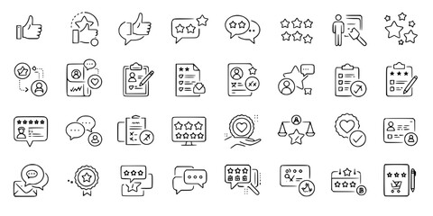 set of icons