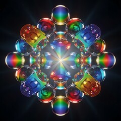 Colorful Geometric Abstract Design.