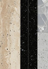 Multicolored Stone Tiles Design.