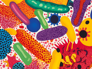 Artistic Rendering of Microscopic Life