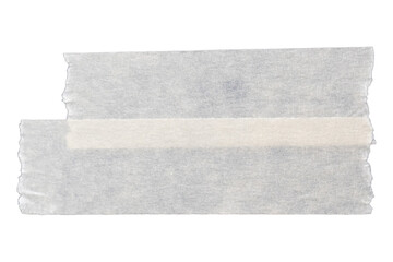 Strips of masking tape. double worn tape, design project overlay, Isolated on black
