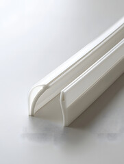 Array of Industrial Plastic Channels and Conduits