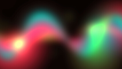 Glowing abstract light streaks bokeh