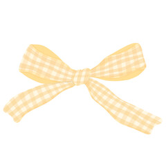 plaids bow, cute present decoration 