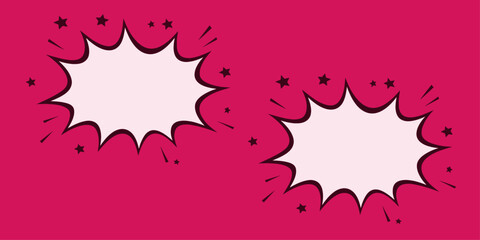 Pop art red burst background. Sunbeam comic book radial lines superhero action explosion lightning blast backdrop. Comic Book Explosion. copy space for text, dynamic and engaging effect. speech bubble