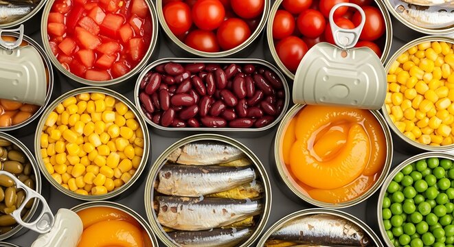 Canned Foods Variety.