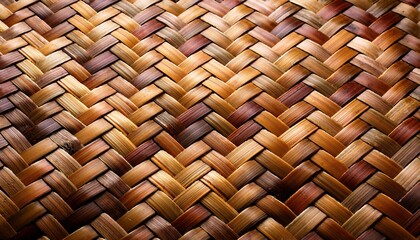 background featuring woven wicker or rattan bamboo material