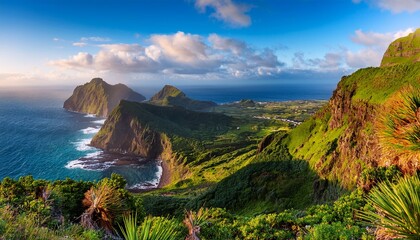 scenic views of paul valley on an island in the atlantic ocean