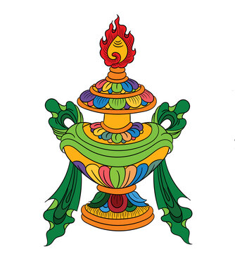 བུམ་པ། Bumpa Tibetan ritual vase