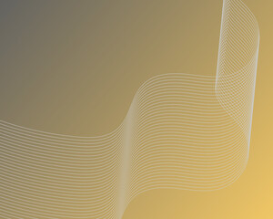 Elegant abstract vector wavy thin line pattern wallpaper design