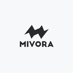 Letter M, Mivora Logo