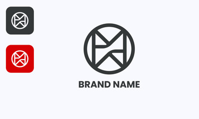 EA ambigram letter logo vector, minimalist abstract monogram design template for company, business, and professional branding