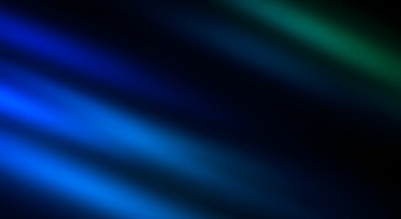 Fototapeta premium Abstract Blue and Green Gradient Background with Light Streaks