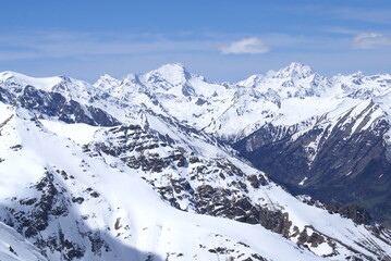 Obraz premium swiss alps in winter
