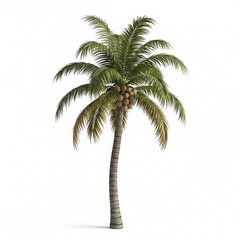 Obraz premium Tropical Coconut Palm Tree.