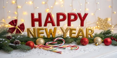 Happy New Year Festive Decoration