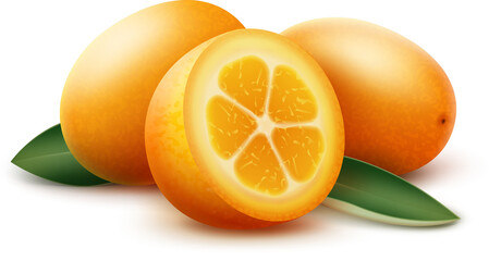 illustration of some orange on whiter background  