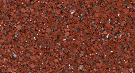 Rich Red Speckled Granite Stone Surface Texture Abstract