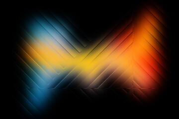 Luminous Abstract Gradient with Dynamic Diagonal Streaks on Black.