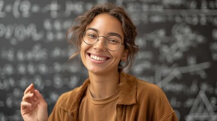 Engaging math lesson in classroom educator tutorial session indoor close-up view learning experience - Powered by Adobe