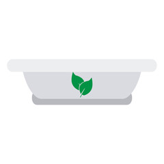 Eco-Friendly Recycle Plate Icon, Simple Icon Vector Design, best used for presentation, application, web and banner