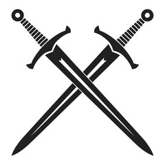 two crossed swords