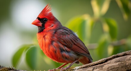 Northern Cardinal in Natural Habitat.